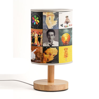 James Band Album Cover Fabric Lamp – Handmade Retro Music Decor for Fans