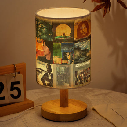 Jackson Browne Albums Fabric Lamp – Light That Echoes the Sound of the ’70s