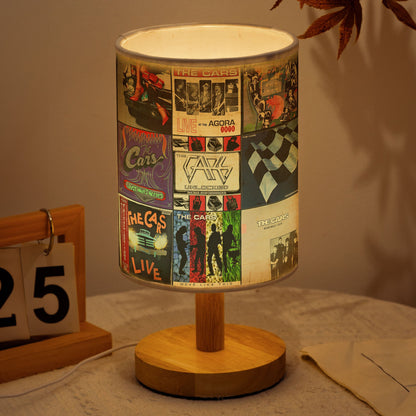 ?? The Cars Album Collage Lamp – Retro Rock New Wave Music Light
