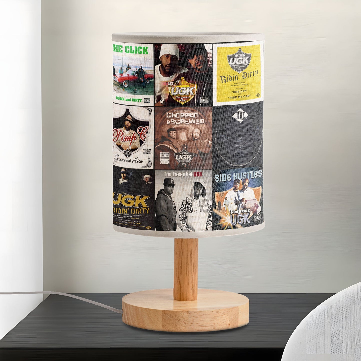 UGK Album Collage Lamp – Southern Hip-Hop Legend Aesthetic Light