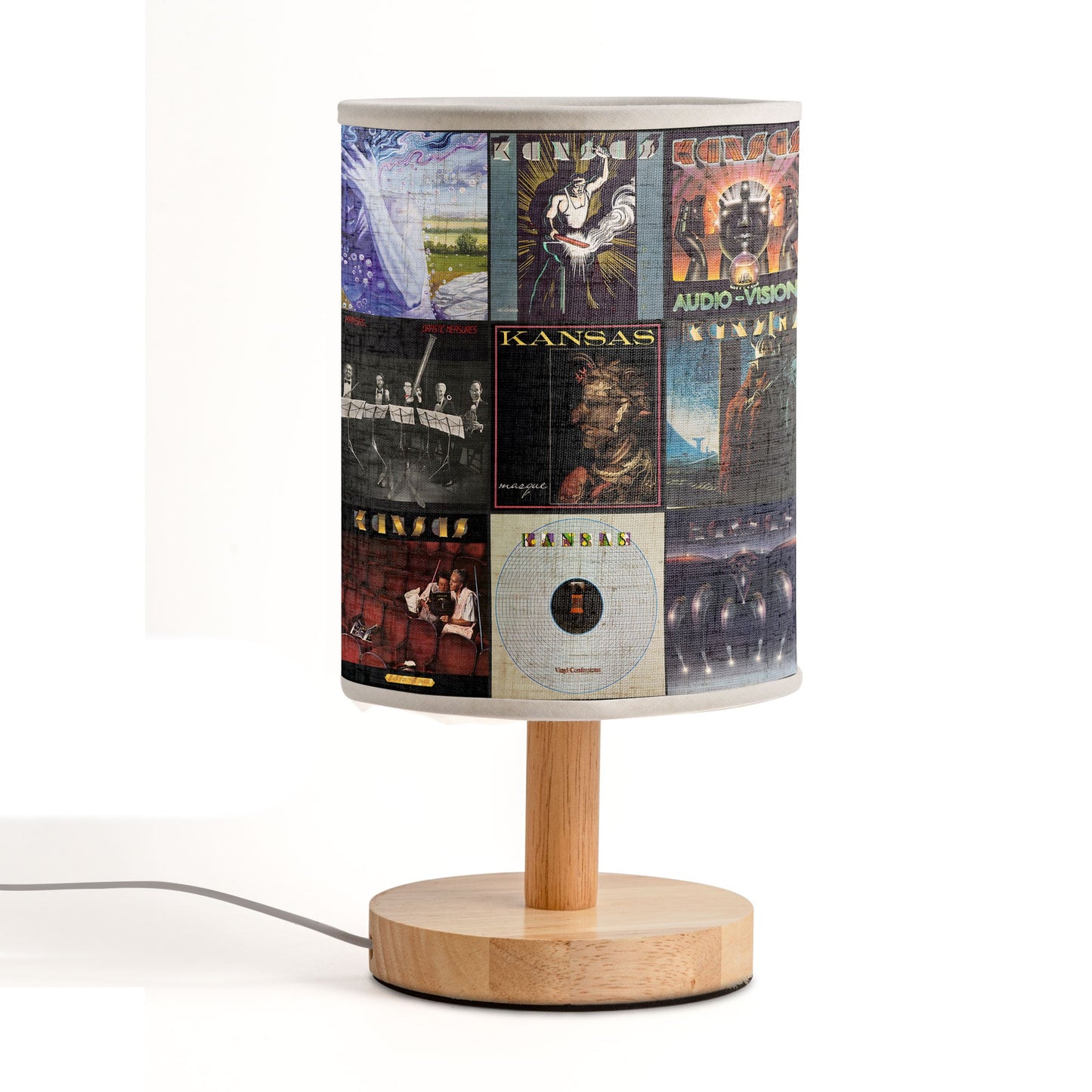 Kansas Fabric Lamp – Classic Rock Dreams