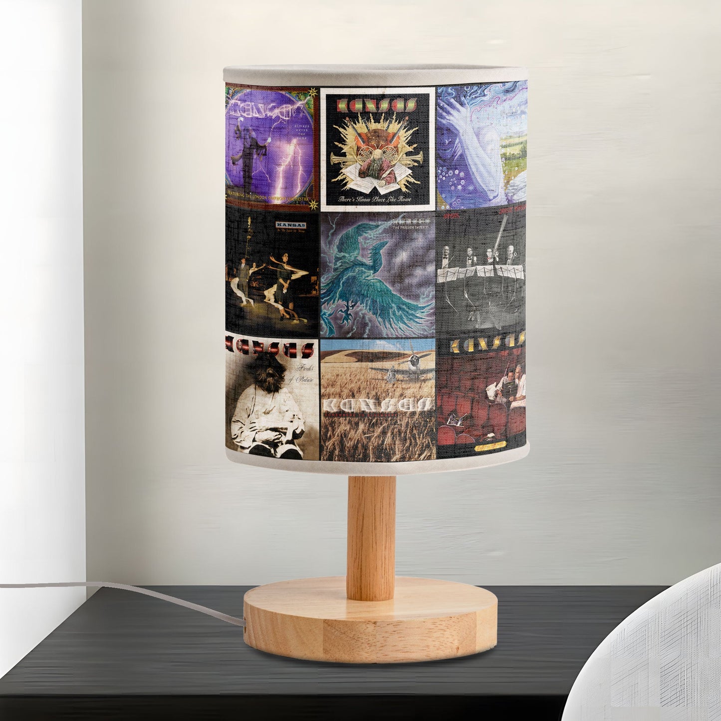 Kansas Fabric Lamp – Classic Rock Dreams