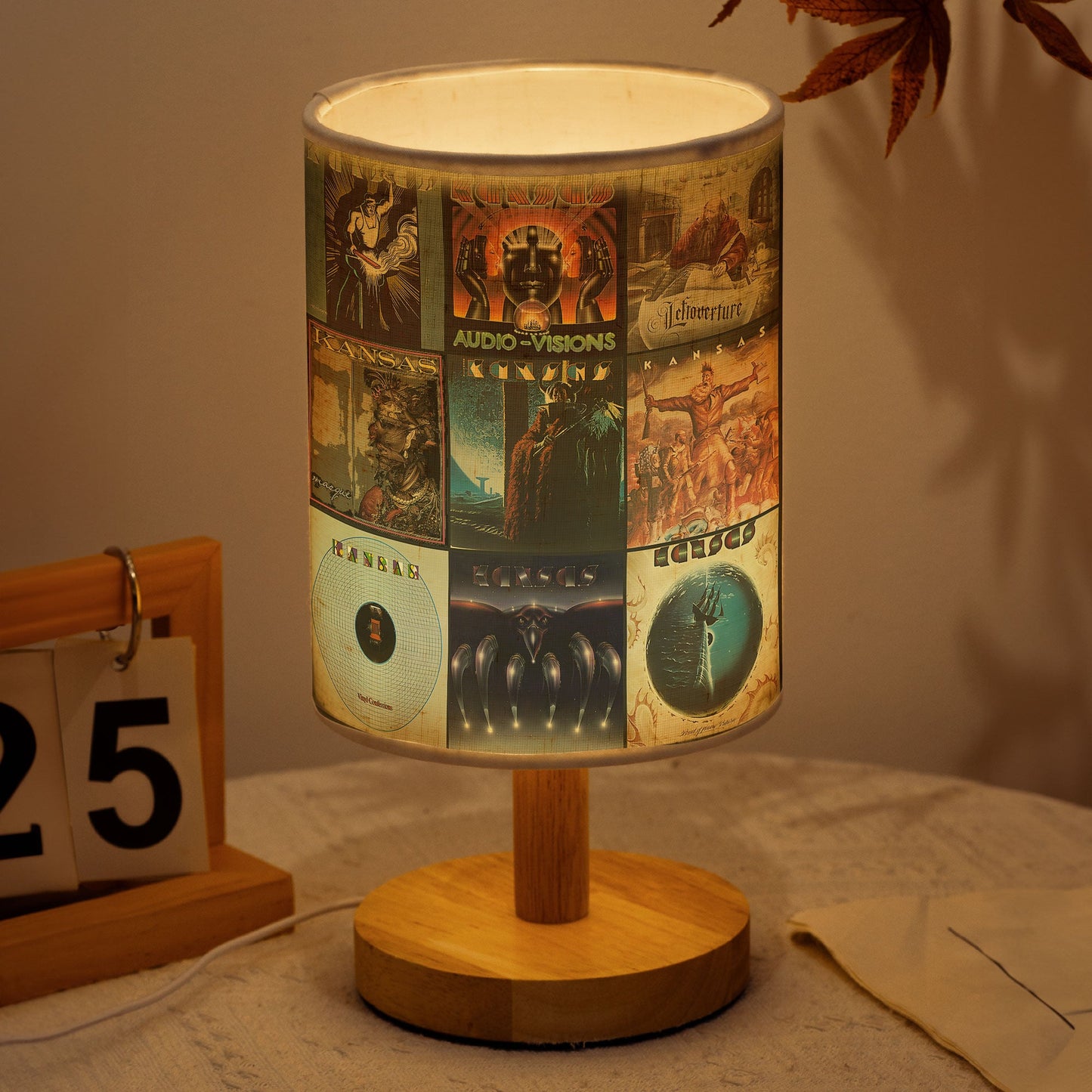 Kansas Fabric Lamp – Classic Rock Dreams