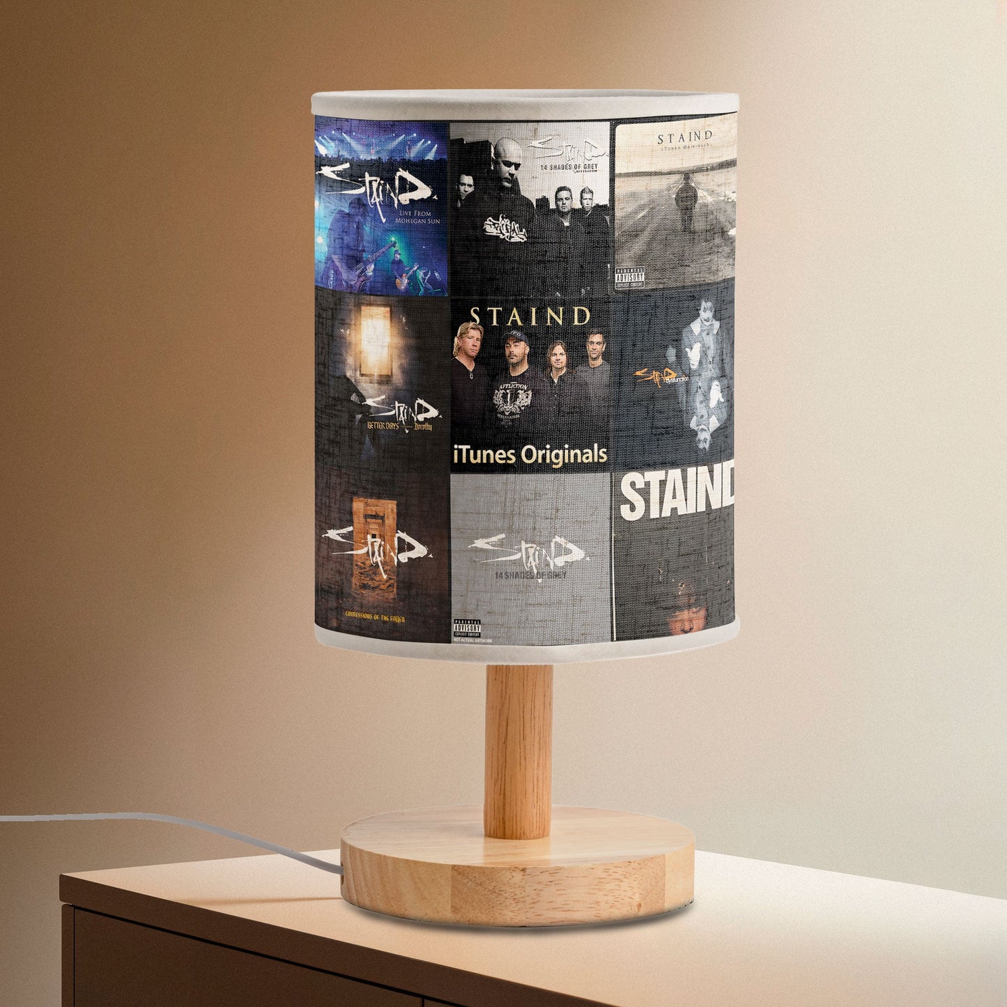 Staind Fabric Lamp – Emotional Rock Reflections