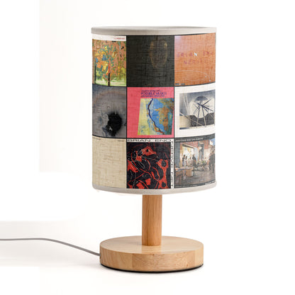 Brian Eno Album Collage Lamp – Ambient Music Art Light for Creative Spaces