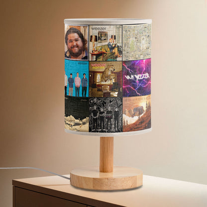 Weezer Album Collage Lamp – Indie Rock Tribute Light for Music Lovers