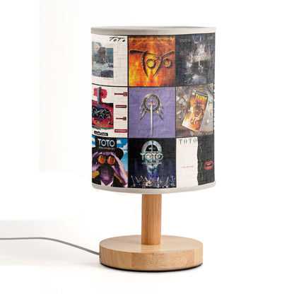 Toto Albums Fabric Lamp – Classic Rock Memories Table Light