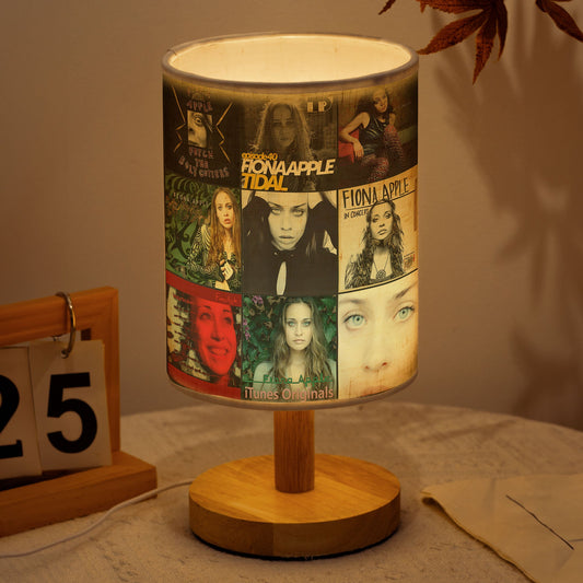 Fiona Apple Albums Fabric Lamp – Art Pop Icon Table Light