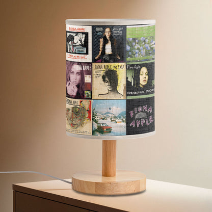 Fiona Apple Albums Fabric Lamp – Art Pop Icon Table Light