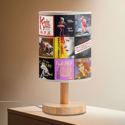 Cyndi Lauper Album Art Lamp – Retro Pop Music Décor Light for 80s Lovers