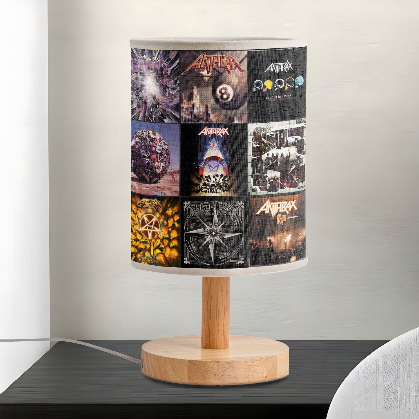 Anthrax Fabric Lamp – Thrash Metal Vibes in Every Glow ???