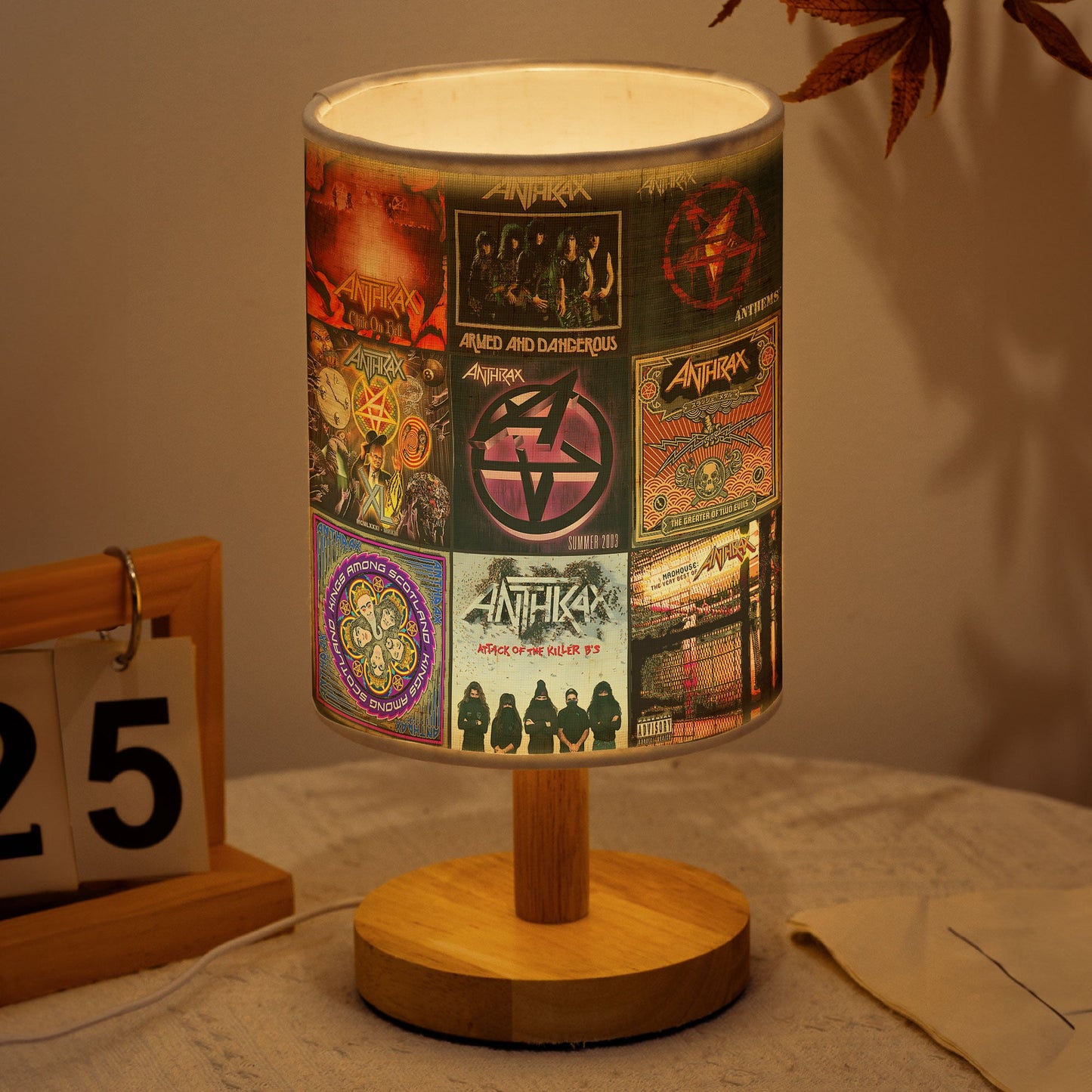 Anthrax Fabric Lamp – Thrash Metal Vibes in Every Glow ???