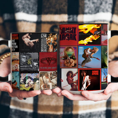 Sammy Hagar & Van Halen Accent Mug – Rock Legends Album Art Collection