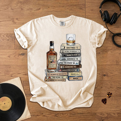 Bruce Springsteen Cassette Album Collection T-Shirt – Vinatge Rock Music Bruce Springsteen Merch Tee