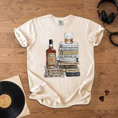 Queen Band Cassette Album Collection T-Shirt – Vintage Rock Music Queen Band Merch Tee