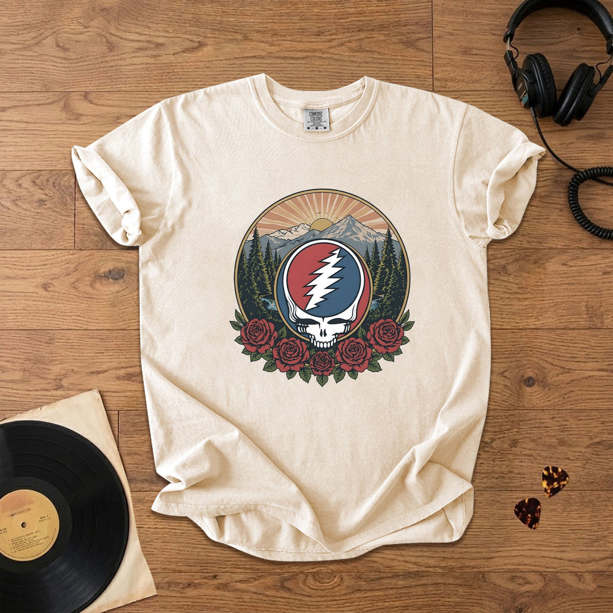 Grateful Dead Steal Your Face T-Shirt – Retro Rock Music Band Merch Tee