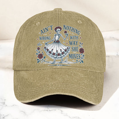 Grateful Dead Sugar Magnolia Way She Moves Vintage Denim Cap – Retro Vintage Dad Cap Gift For Dad (With Box)