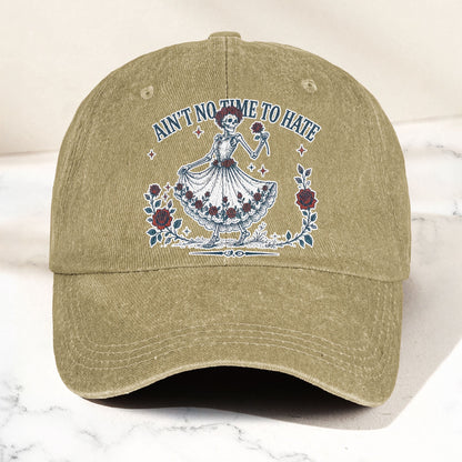 Grateful Dead Aint No Time To Hate Uncle Johns Band Lyrics Denim Cap – Retro Vintage Dad Cap Gift For Dad (With Box)