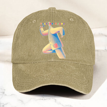 Talking Heads 80s The Band & Their Music Denim Cap – Retro Music Fan Cap Gift For Dad (With Box)