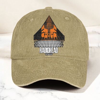 Radiohead Live in London Denim Cap – Retro Radiohead Tribute Merch Dad Hat (With Box)