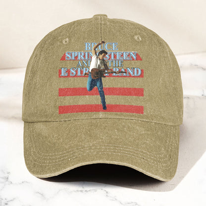 Bruce Springsteen version 2 Denim Cap – Retro Vintage Dad Cap Gift For Dad (With Box)