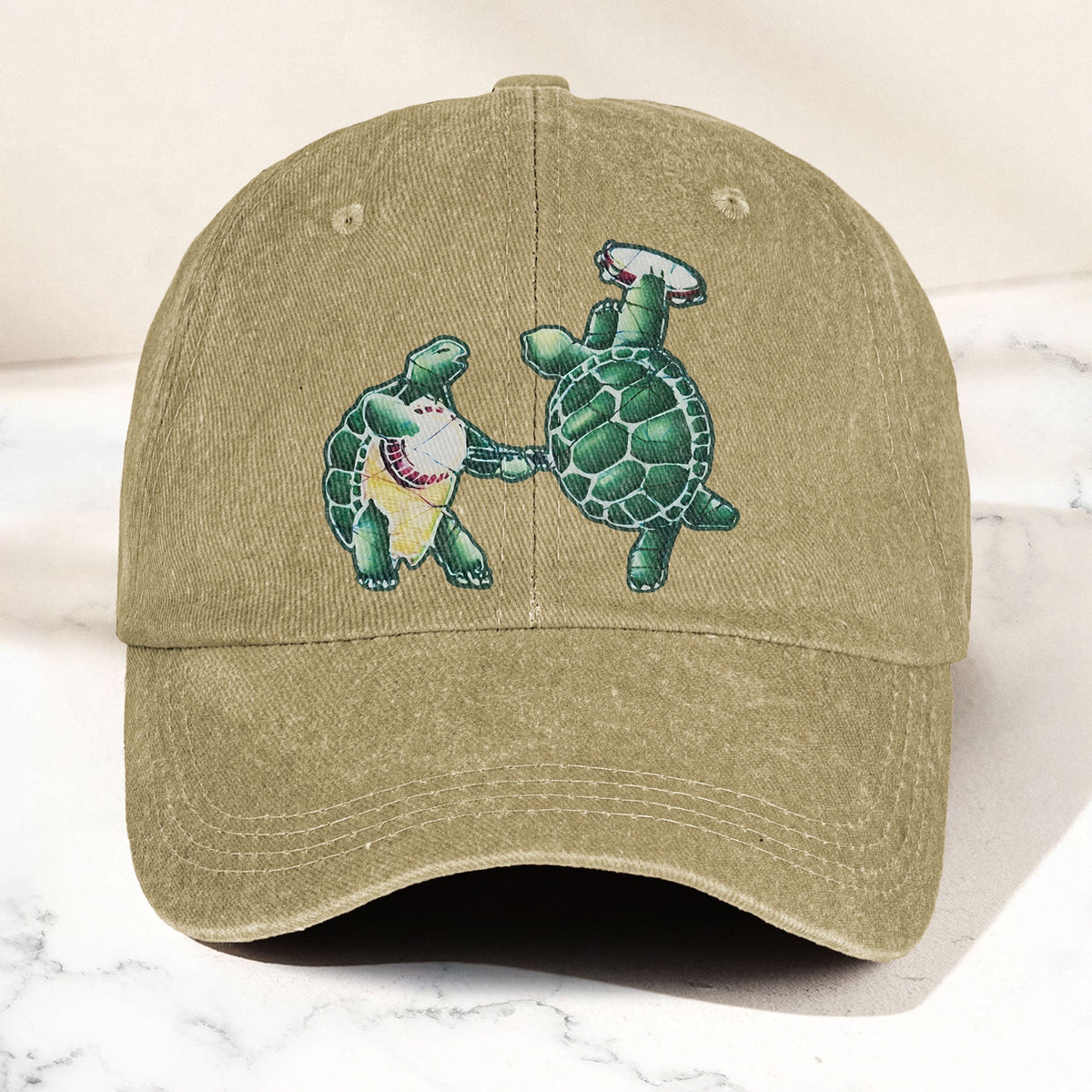 Grateful Dead Dancing Terrapins Denim Cap – Grateful Dead Tribute Merch Dad Hat (With Box)
