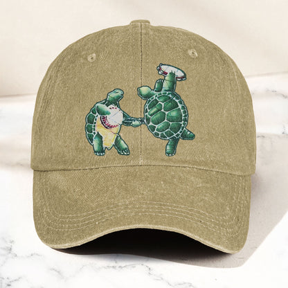 Grateful Dead Dancing Terrapins Denim Cap – Grateful Dead Tribute Merch Dad Hat (With Box)