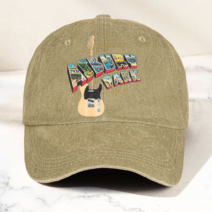 Bruce Springsteen Greetings From Asbury Park Vintage Rock Band Denim Cap- Retro Vintage Dad Cap Gift For Dad (With Box)