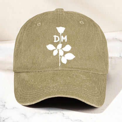 Depeche Mode Rose Denim Cap – Retro  Depeche Mode Tribute Merch Dad Hat (With Box)