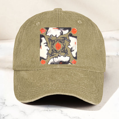 Blood Sugar Sex Magik Graphic Denim Cap – Vintage Red Hot Chili Peppers Album Merch Gift for Dad (With Box)