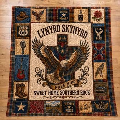 Lynyrd Skynyrd Quilt Blanket – Free Bird Inspired High Quality Quilt Blanket