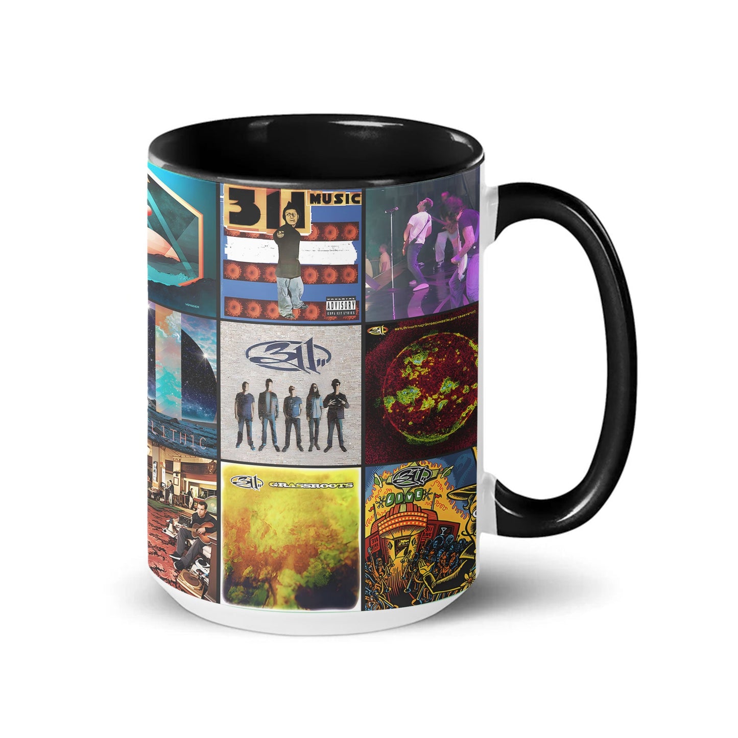 311 Accent Mug - Alternative Rock & Reggae Fusion Album Collage Gift