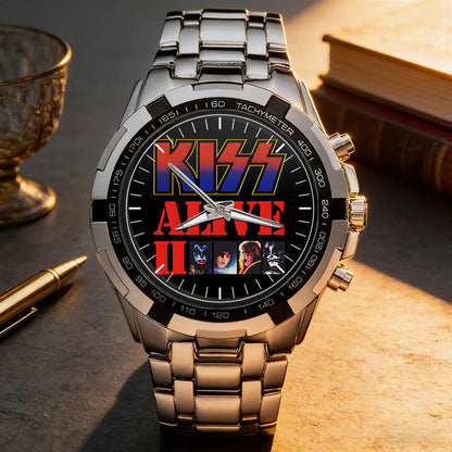 KISS Albums Collection Watch - Multiple Classic Album Designs Available