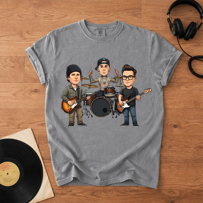 Blink-182 Comfort Colors Tee – Band Members Tribute Pop Punk Classic Shirt