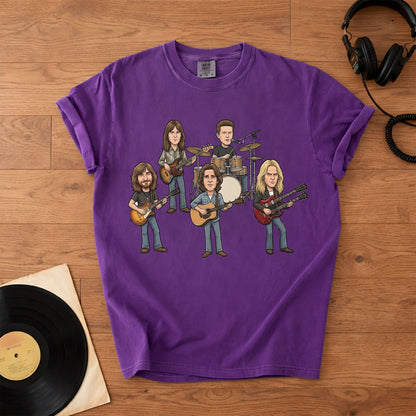 Eagles Band Comfort Colors Tee – Hotel California Members Tribute Classic Rock Shirt