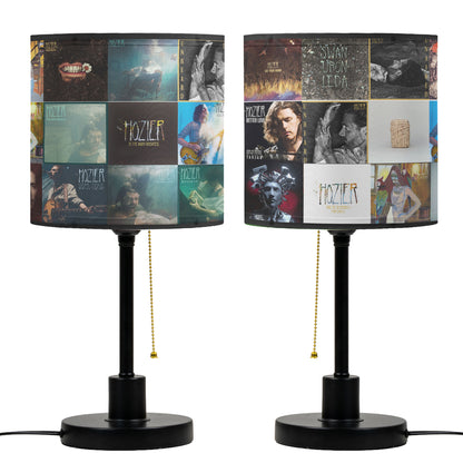 Hozier Table Lamp – Cylinder & Pyramid Design Music Decor