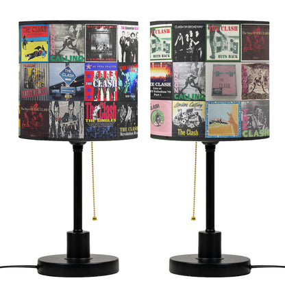 The Clash Table Lamp – Cylinder & Pyramid Design Music Decor