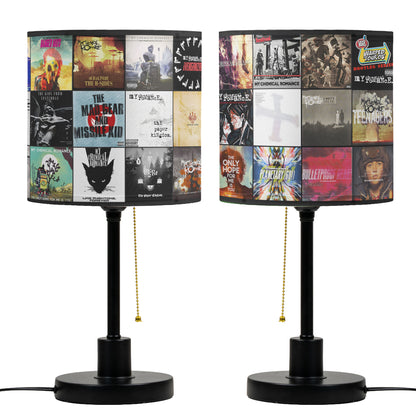 My Chemical Romance Table Lamp – Cylinder & Pyramid Design Music Decor