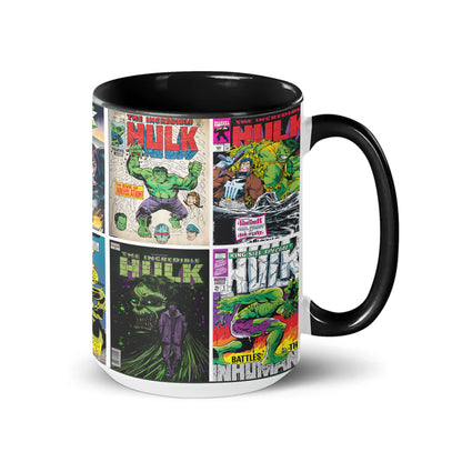 Hulk Comic Mug – Vintage Marvel Superhero Coffee Mug with Black Handle