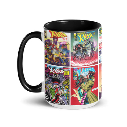 🦸‍♂️ Superman Comic Covers Accent Mug – Classic DC Comics Coffee Mug