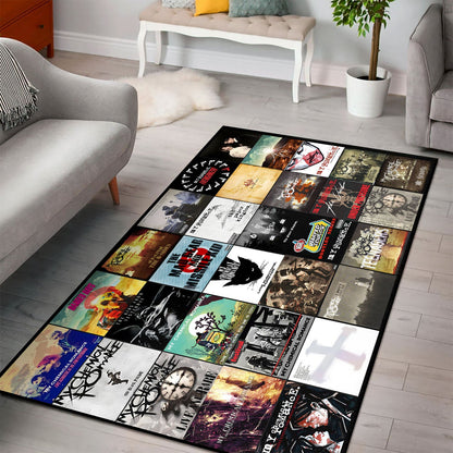 My Chemical Romance Album Cover Collage Rug