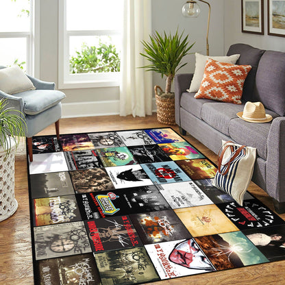 My Chemical Romance Album Cover Collage Rug