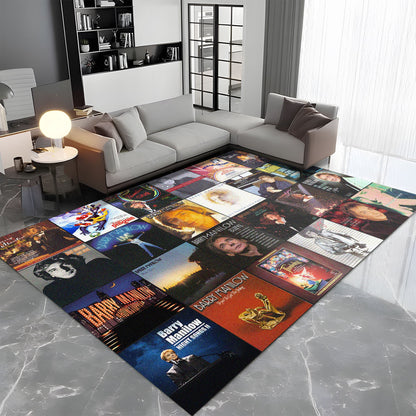 Barry Manilow Album Cover Collage Rug