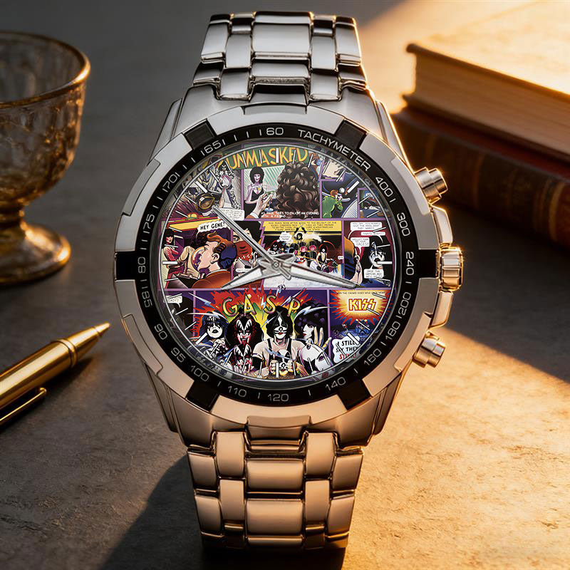 KISS Albums Collection Watch - Multiple Classic Album Designs Available