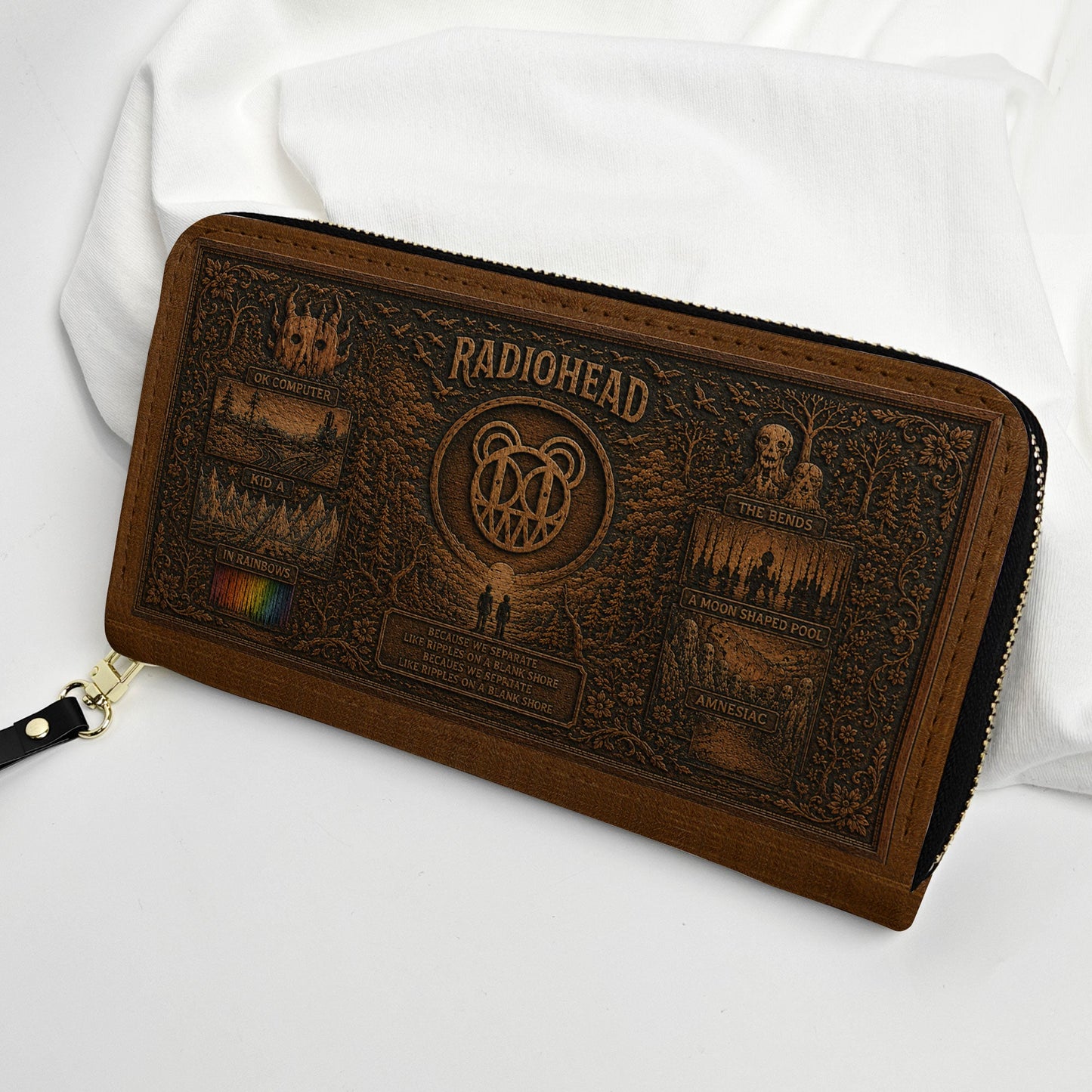 Radiohead Handbag, Tote Bag and Wallet Set - Premium Retro Music Merchandise Gift