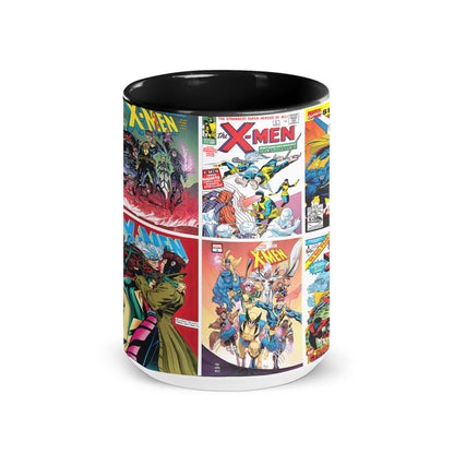 🦸‍♂️ Superman Comic Covers Accent Mug – Classic DC Comics Coffee Mug