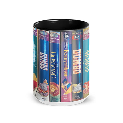 Disney & Pixar VHS Classics Mug – Toy Story, Cinderella & Winnie the Pooh Vintage Coffee Cup