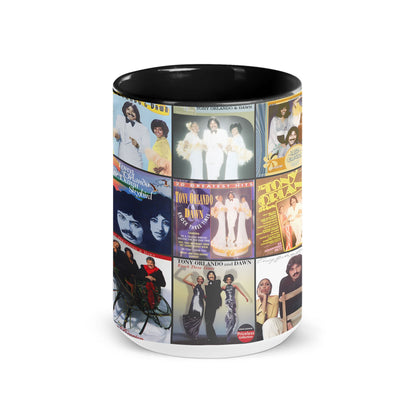 Tony Orlando & Dawn Accent Mug – Pop & Soul Classics Album Collage Gift