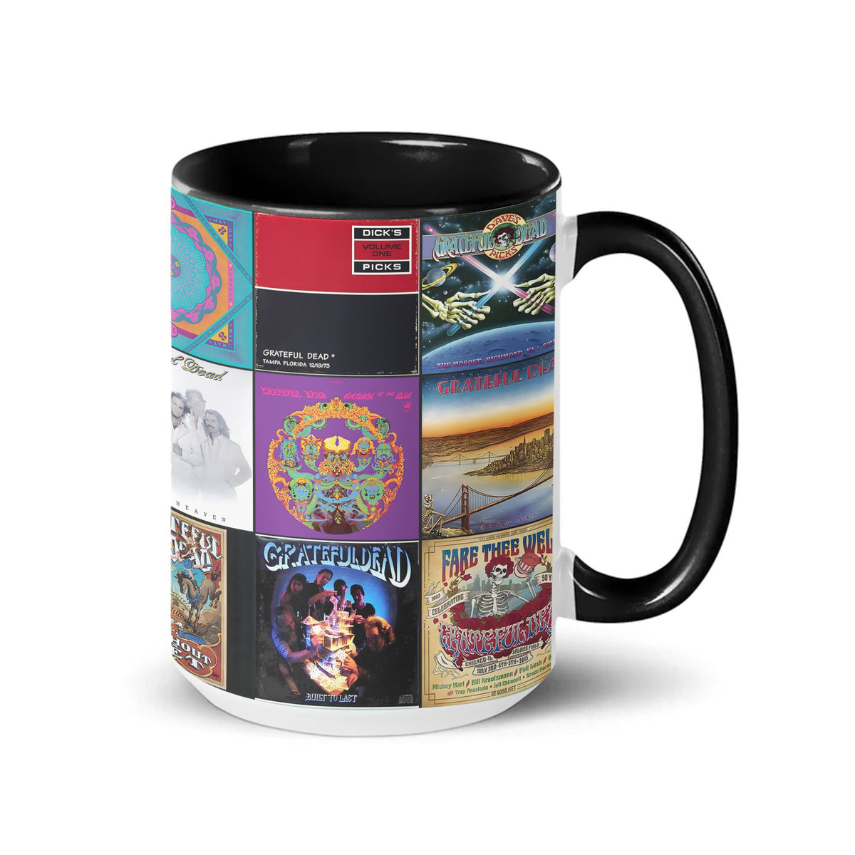 Grateful Dead Accent Mug – Psychedelic Rock Vibes