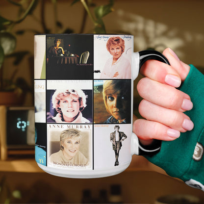 Anne Murray Accent Mug – Album Cover Collage Gift
